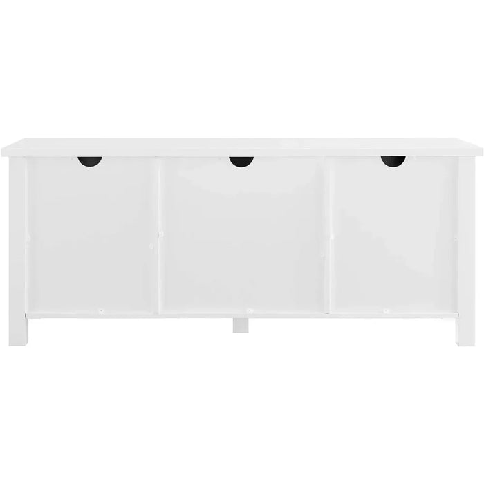 Tv Stand Living Room Furniture Classic Grooved Door TV Stand for TVs Up to 65 Inches 58 Inch