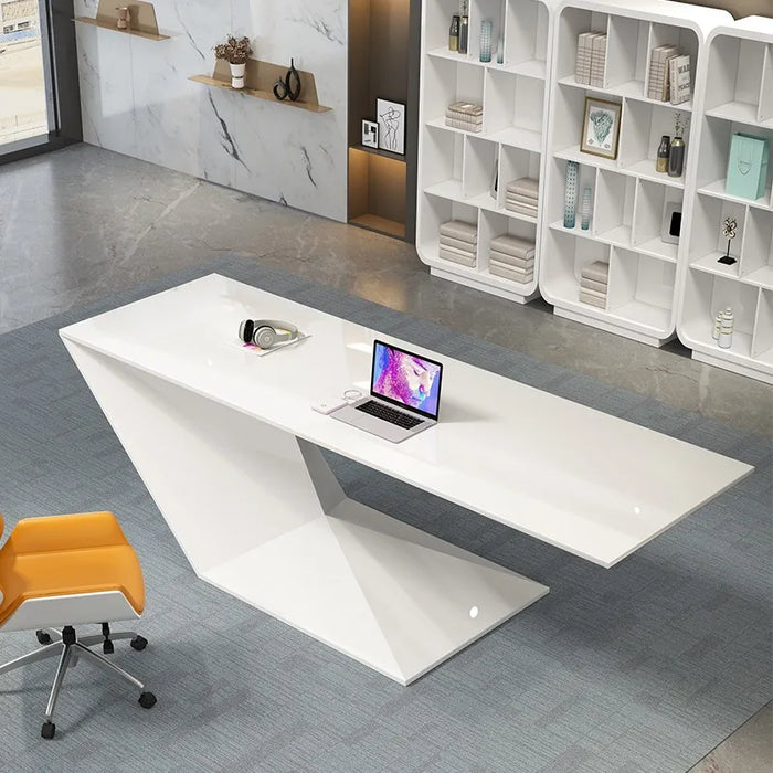 Writing Supplies Office Desk Standing Monitor Organizers White Computer Desks Executive Floor Mesa De Computador Home Furniture
