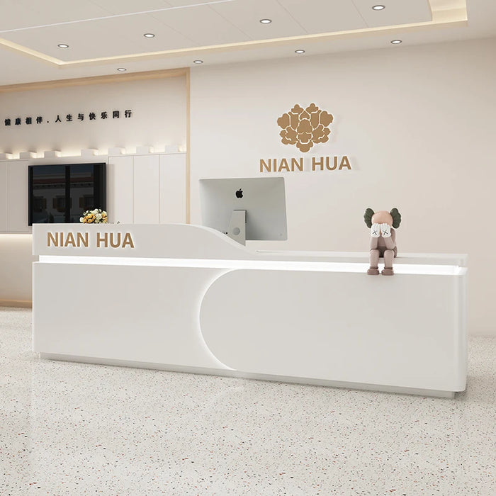 Counter Store Reception Desk Cash Beauty Salon Information Standing Reception Desk Simple Check Out Recepcja Luxury Furniture