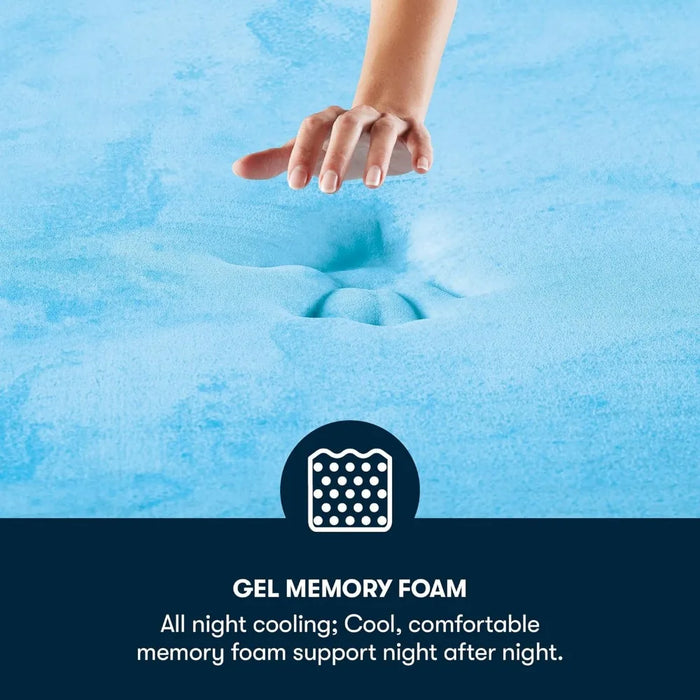 8 inch Cooling Gel Memory Foam Mattress, Full Size, Medium-Firm, Supportive, CertiPur-US Certified, 100-Night Trial