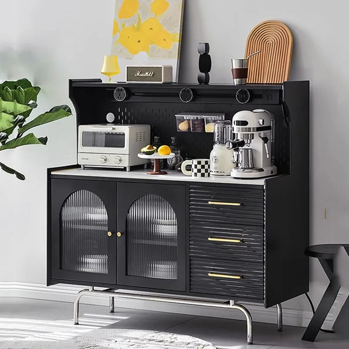 Modern Storage Kitchen Cabinets Filing Wood Laden Glass Display Buffet Sideboard Closet Luxury Bedroom Cajonera Dining Room Sets