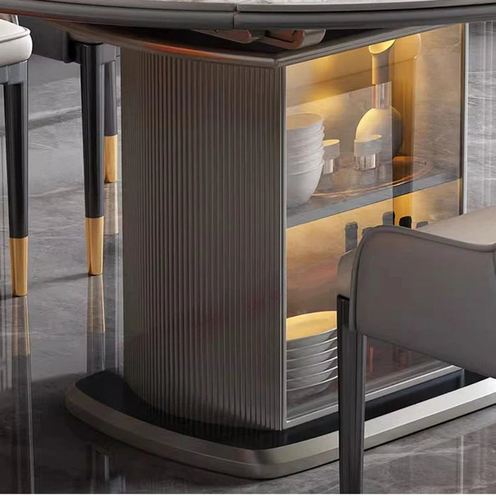 Mobile Coffee Dining Tables Kitchen Restaurant Marble Luxury Dining Tables Desk Living Room Mesa De Comedor Home Furniture