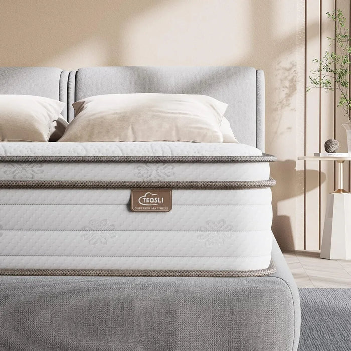 Queen Mattress 12 Inch King Size Mattress Mattresses for Sleeping 100 Nights Trial Matress Bed Twin Full Bedroom Furniture Home