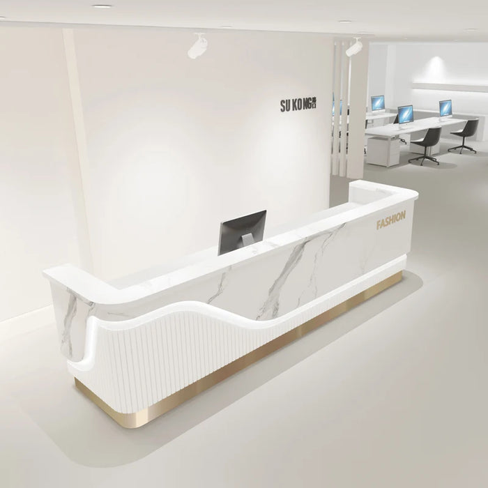 Stand Simple Reception Desk Luxury Information Podium Modern Reception Desk Conference Counter Escritorio Restaurant Furniture