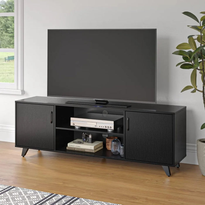 TV Cabinet Living Room TV Console Living Room Storage Cabinet with Shelf and 2 Doors for TVs up to 70 inches Free shipping