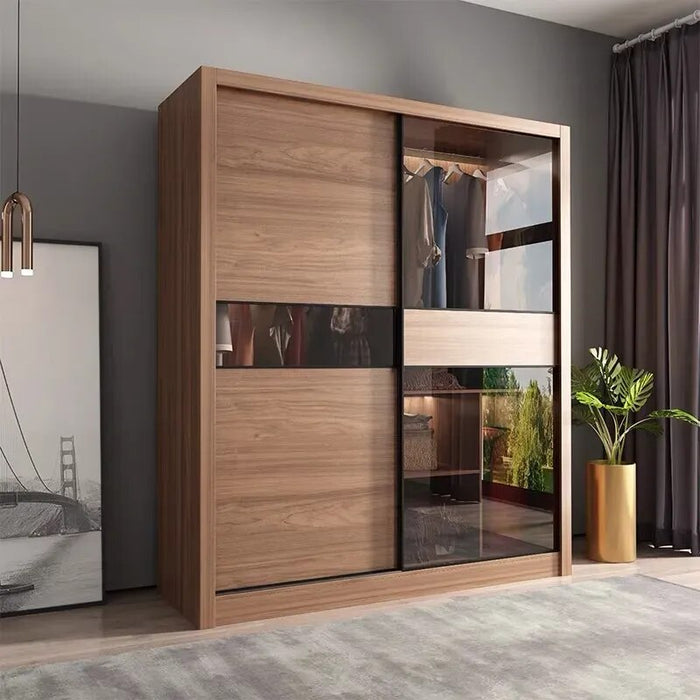 Modern Simple Wardrobe Glass Sliding Door Divider Women Storage Organizer Closet Bedroom Unique Quarda Roupra Household Items