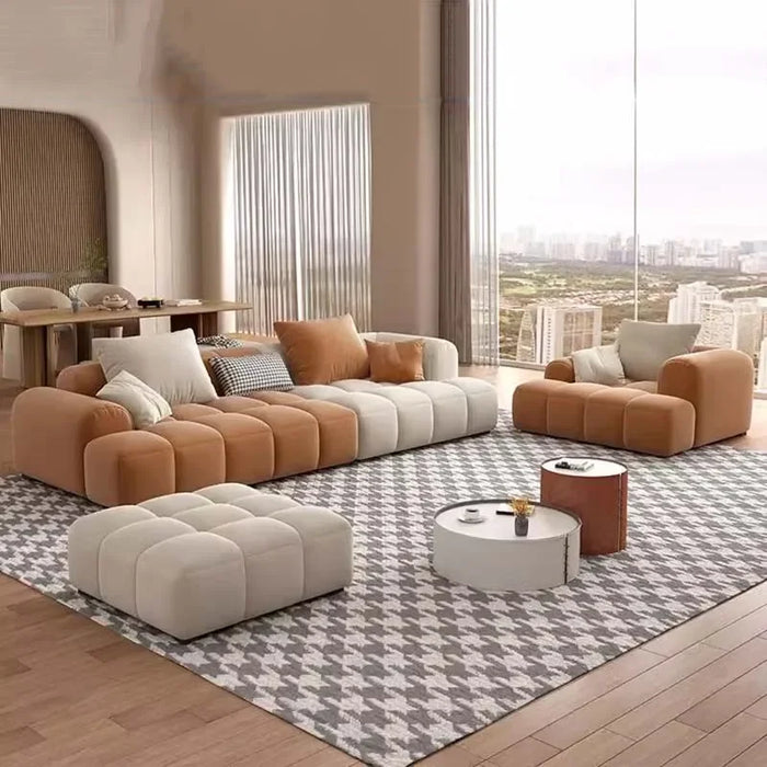 Minimalist Living Room Sofas Nordic Luxury Living Room Modular Sofa Tofu Block Sofa Sala De Estar De Luxo Home Furniture