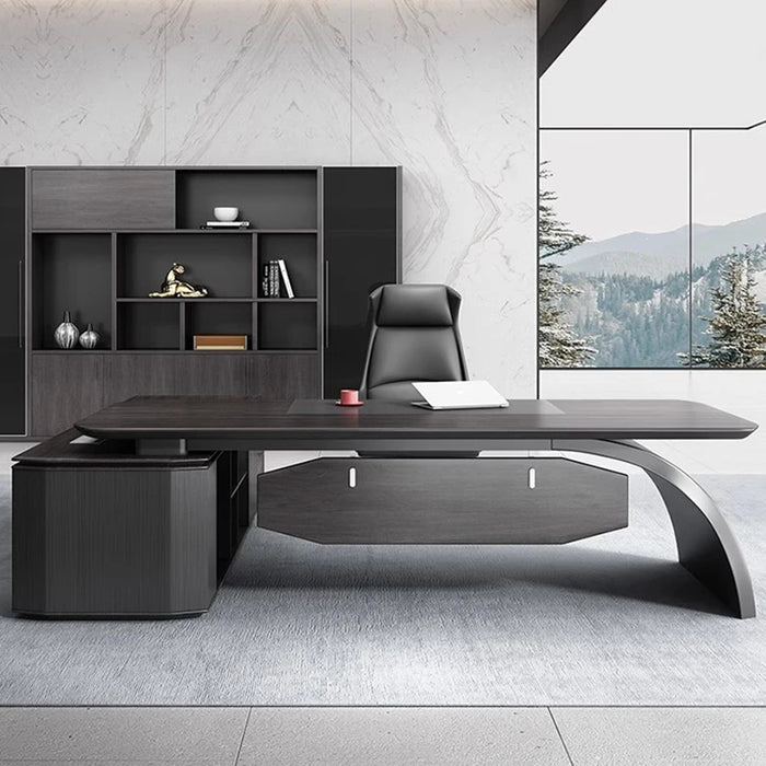 Drafting Conference Office Desk Wooden Organizers Work Meeting Corner Office Desk Modern Mesas De Computador Luxury Furniture