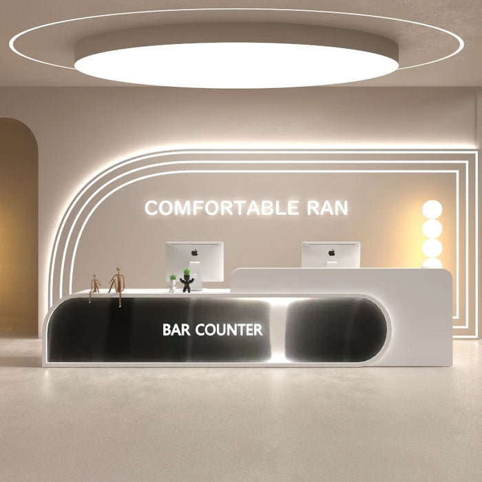 Lectern Hotel Reception Desks Front Luxury Front Commercial Conference Gym Table Reception Desks Podium Bar Tresen Furniture