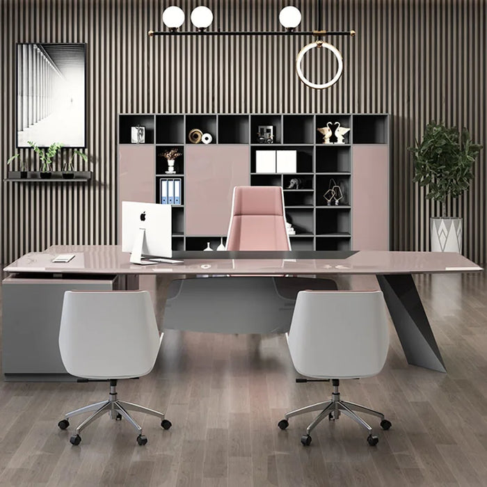 Organizer Meeting Office Desks Computer Luxury Executive Desktops Filing Cabinets Minimalist Bureau Meuble Office Furniture