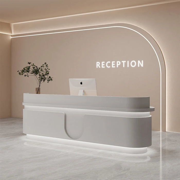 Study Reception Desk Wooden Front Table Cash Register Service Desk Gaming Church Tocador Mueble Maquillaje Office Furniture