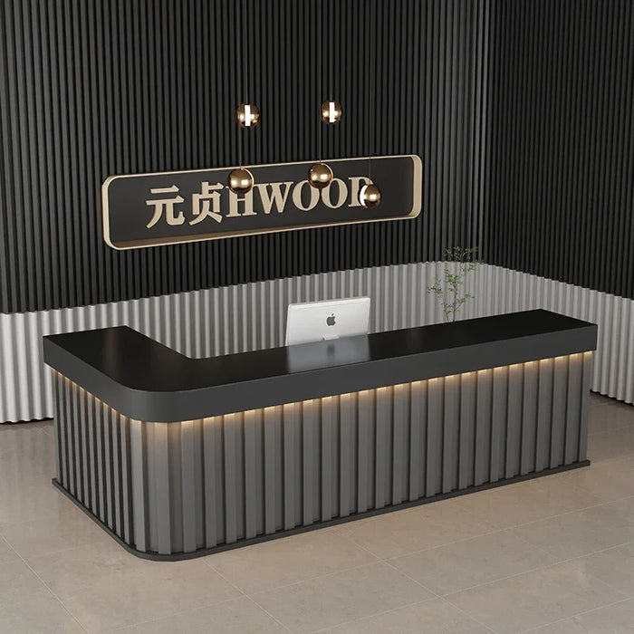 Simple Counter Desk Reception Offices Checkout Counter Stand Table Reception Beauty Recepcion Mueble Bar Furniture Counter