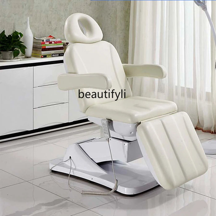 Electric Beauty Bed Lifting and Foldable Tattoo Couch Multi-Functional Advanced Massage Bed Massage Couch Tattoo Beauty Salon