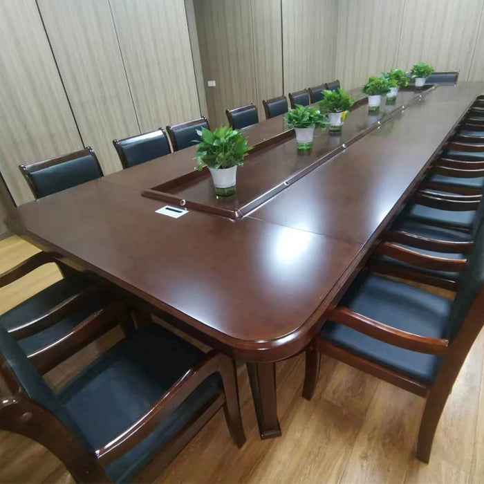 ustomized conference table long table meeting table paint solid wood office desk conference room training tables and chairs