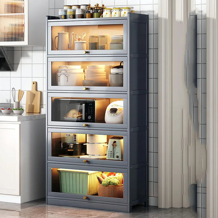 Kitchen Sideboard Microwave Shelf Console Living Room Entrance Luxury Kitchen Cabinets Multifunction Mobile Cucina Furniture