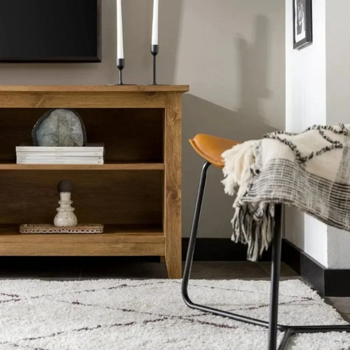 Classic TV Stand for TVs Up To 65 Inches, 58 Inch, Barnwood Modern Living Room Furniture Cabinet