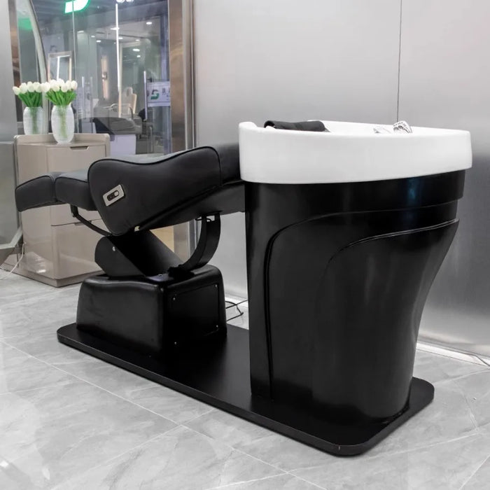 Beauty Salon Shampoo Chair Up Down Control Head Spa Bed Shampoo Chair Stylist Luxury Electronic Massage Relaxing Stoelen Chairs