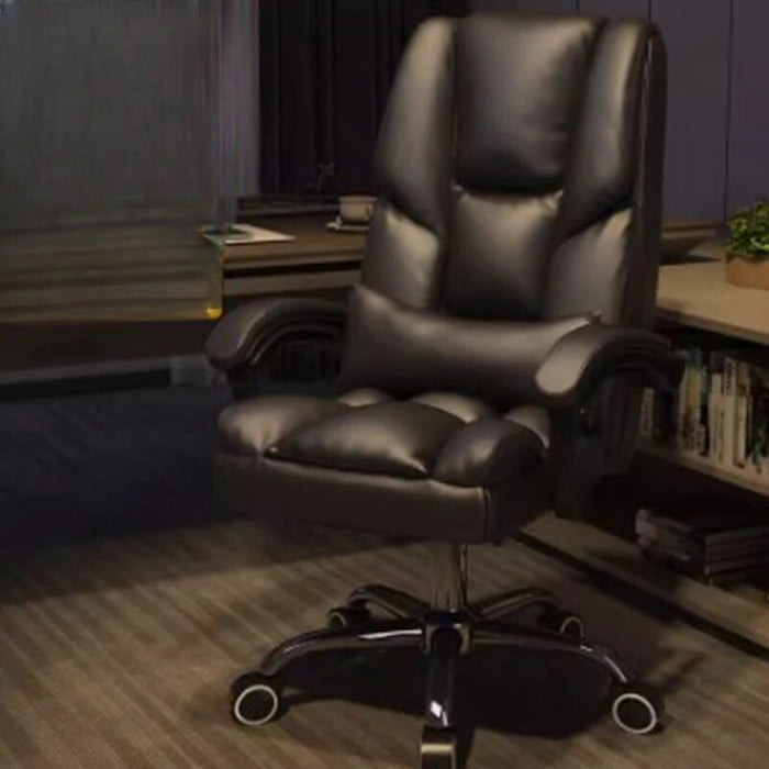 Leather Executive Relax Office Chair Fancy Comfortable Blue Lazy Ergonomic Office Chair Gaming Comfy Silla De Oficina Furniture