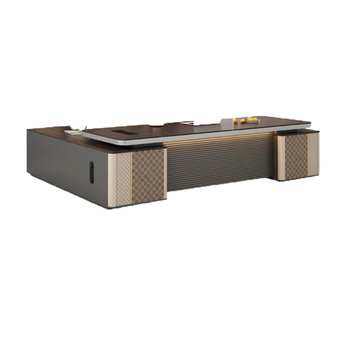 L Shaped Gaming Desk Study Corner Executive Reception Office Desk Drawers Writing Storage Mesa De Escritorio Office Furniture