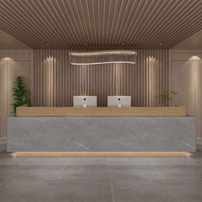 Computer Gaming Reception Desk Executive Luxury Office Storage Reception Desk Desktop Scrivania Reseption Modern Furniture
