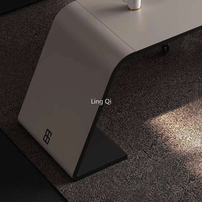 Designer Light Luxury Office Desk Boss Vanity Light Luxury Boss Computer Desks Organizer Home Mesa Escritorio Office Furniture