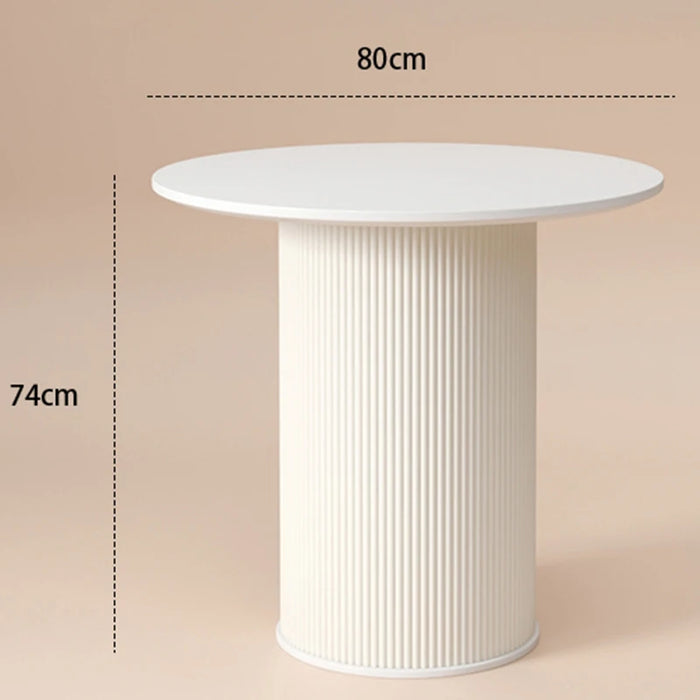 White Nordic Dining Table Decor Round Waterproof Big Protective Dining Table Entryway High Neat Muebles Interior Decorations