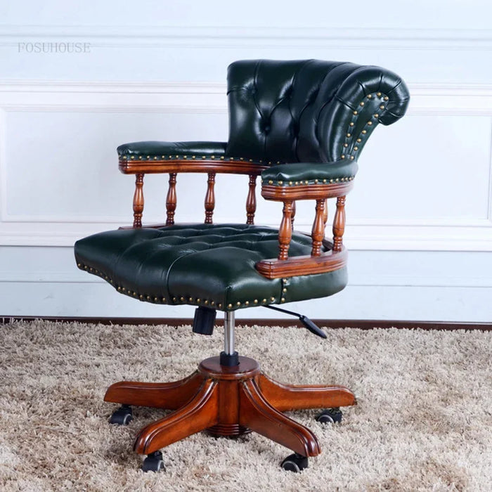 Lounge Boss Arm Office Chairs Recliner Mobiles Swivel Leather Executive Office Chairs Comfortable Sillas De Oficina Furniture
