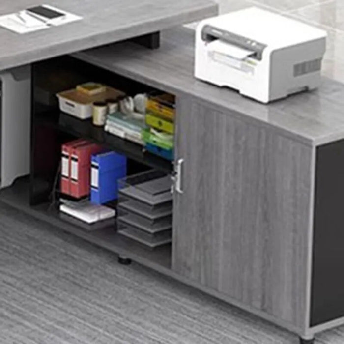 Supplies Storage Shelf Office Desk Standing Executive European Drawers Computer Desks Floor Luxury Mesa De Computador Furniture