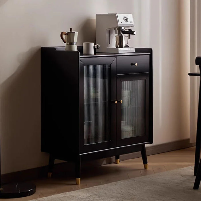 Black Drawers Shelf Sideboard Display Outdoor Organizers Minimalist Cabinet Living Room Kitchen Muebles De Cocina Home Furniture