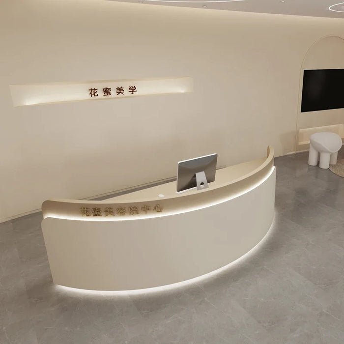 Luxury Restaurant Reception Desk Banco Consul Office Simple Information Reception Desk Lectern Empfangstheke Room Furniture