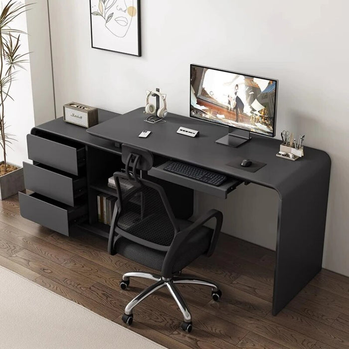 Living Room Luxury Office Desks Italian Simplicity Modern Design Office Desks Adjustable Computer Escritorio Furniture QF50OD