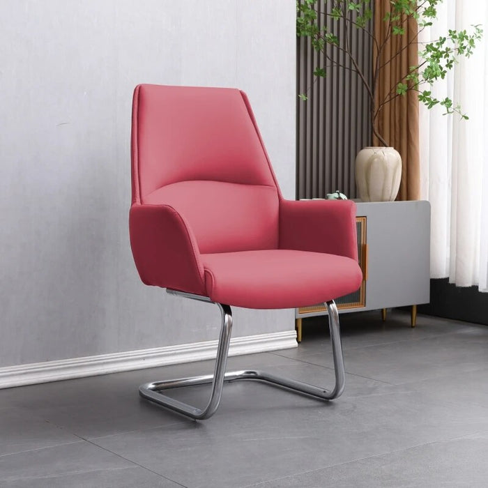 Leather Makeup Computer Office Chair Waiting Vanity Bedroom Floor Chair Beauty Barber Leisure Silla De Oficina Office Supplies