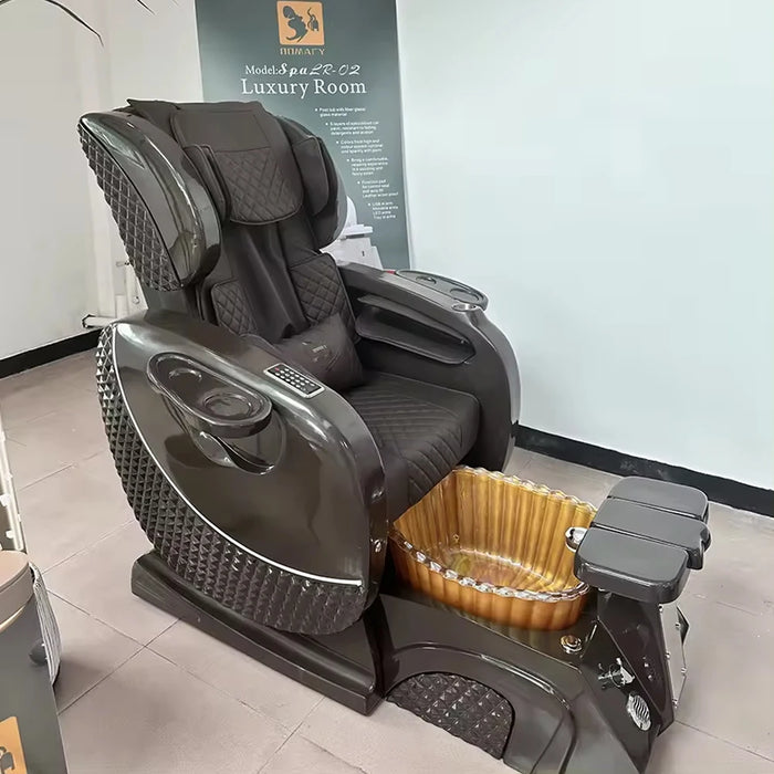 New hot selling massage pedicure chair with customizable color and drainage magnetic pump for foot massage