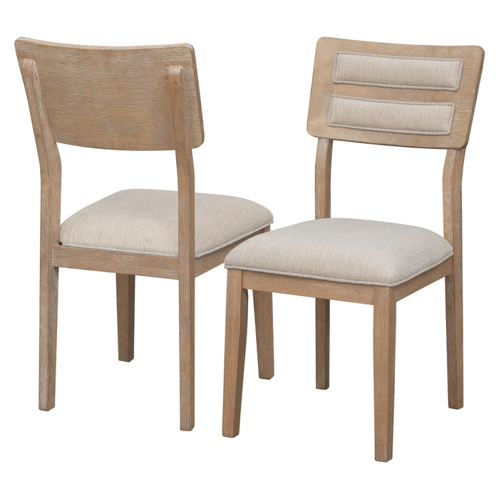 Classic and Traditional Style 6 - Piece Dining Set, Includes Dining Table, 4 Upholstered Chairs & Bench