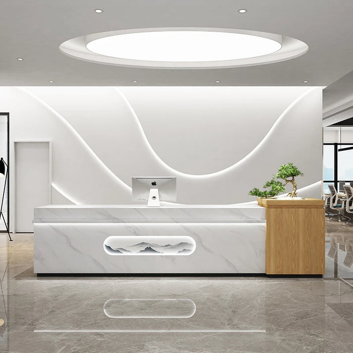 Commercial Conference Reception Desks Luxury Lectern Information Office Hotel Reception Desks Salon Mostrador Home Furniture