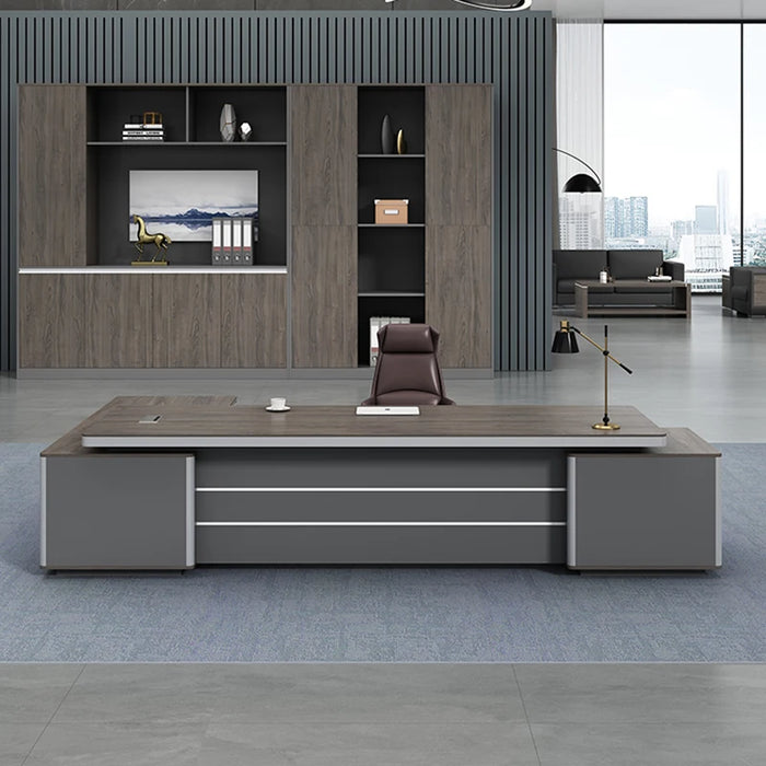 Designer Storage Office Desk Modern Corner Luxury European Boss Computer Desks Executive Floor Mesa Escritorio Home Furniture
