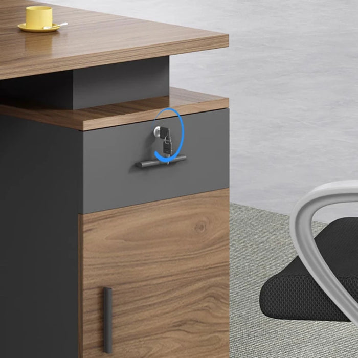 Computer Reception Work Desk Office Executive Write Study Modern Desk Staff Modern Escritorio Ordenador Work Furniture HD50WD