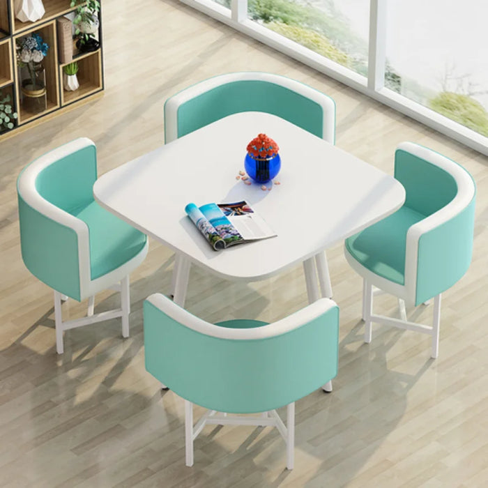 Round Table with 4 Chairs Dining Table Set Chairs and Table Tables for Lunch Kitchen Table Magazine Table Furniture for Home