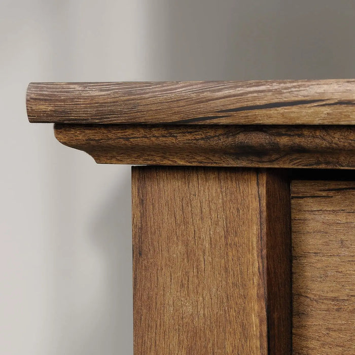 Sauder Palladia Executive Desk, Vintage Oak finish