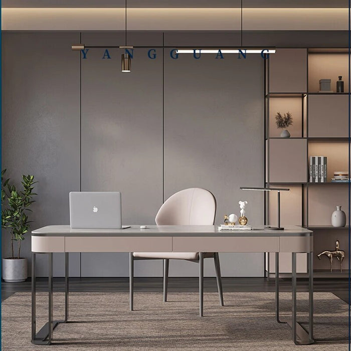 Luxury Study Room Desk Table Minimalist Computer Modern Ergonomic Desk Table Drawers Youngs Mesa Escritorio Library Furniture