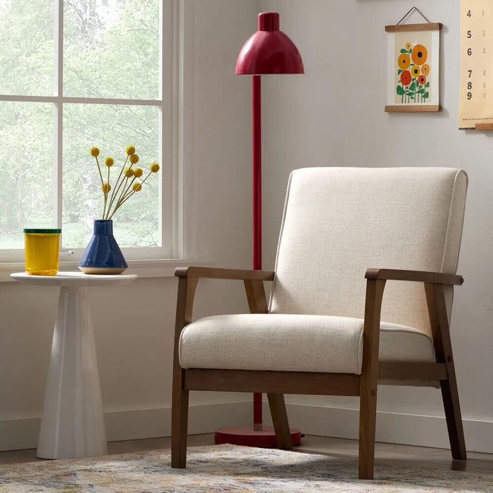 Wood Frame Accent Chair,Living Room Furniture,Chair Living Room, Comfortable,Simple and Modern, Bedroom,Living Room,Single Chair