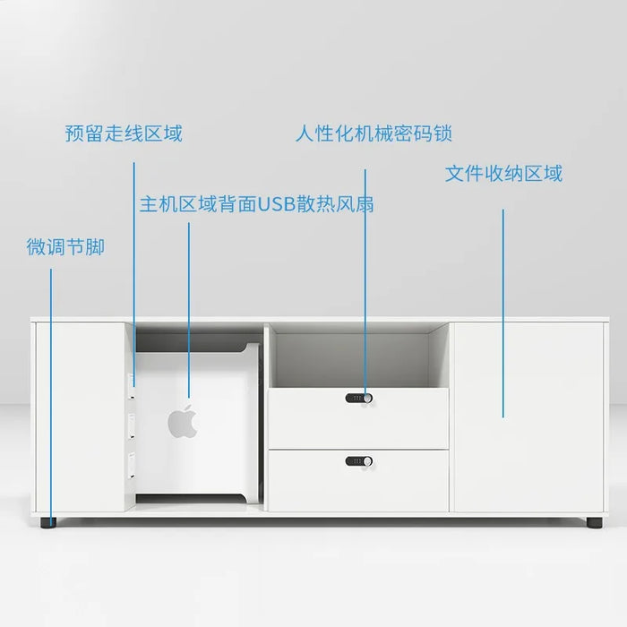 White Writing Office Desk Drafting Table Standing Desktops Gaming Corner Office Desk Studio Mesa Escritorio Luxury Furniture