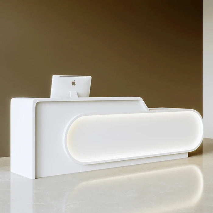 Modern Reception Desk Office Luxury Counter Cashiers Console Table Computer Storage Scrivania Ufficio Lavoro Office Furniture