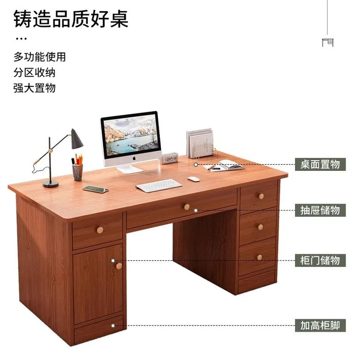 small Study computer desks Writing Storage Organizer modern computer desks with drawers console bureau meuble home furniture HY