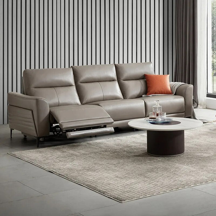 LINLAMLIM Genuine Leather Sofa Cama Electric Reclining Sofa Set Leather Couch Theater Seats Convertible Big Sofas Sleeper Sofas