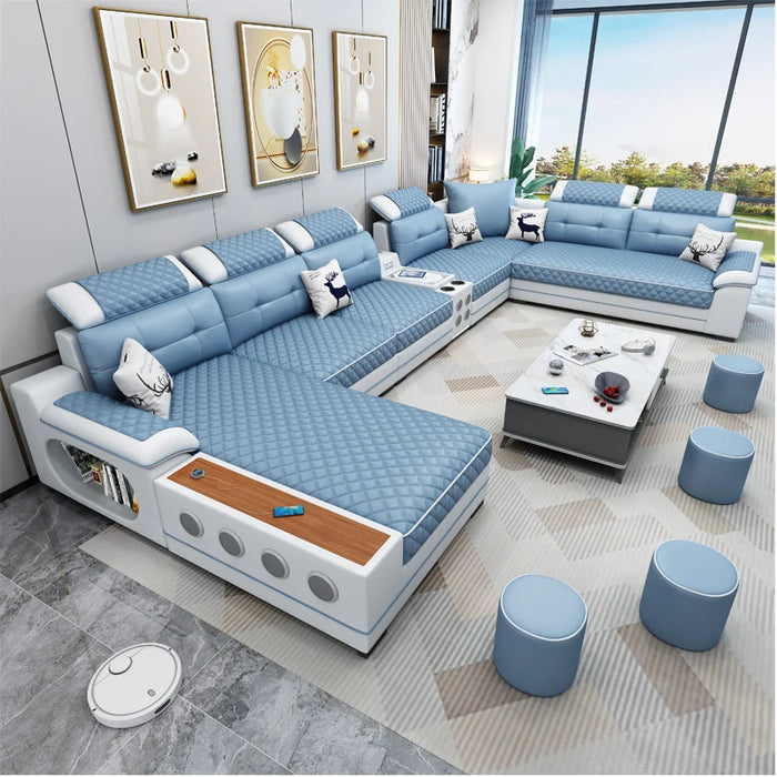 Library Italian Sofa Seat Modular Office Lounge Sectional Sofa Seat Couch Floor Moveis Para Sala De Estar Living Room Furniture