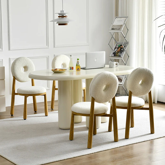 Nordic Oval Dining Table Industrial Luxury Minimalist Design Dining Table Modern Living Room Mesa Comedor Living Room Furniture