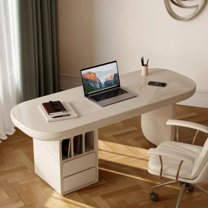 French Write Office Desks Modern Study Simplicity Household Office Desks Design Desktop Mesa Escritorio Working Equipment QF50OD