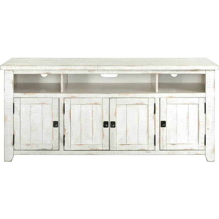 65" TV Stand Tv Stand Living Room Furniture Antique Whitefreight Free
