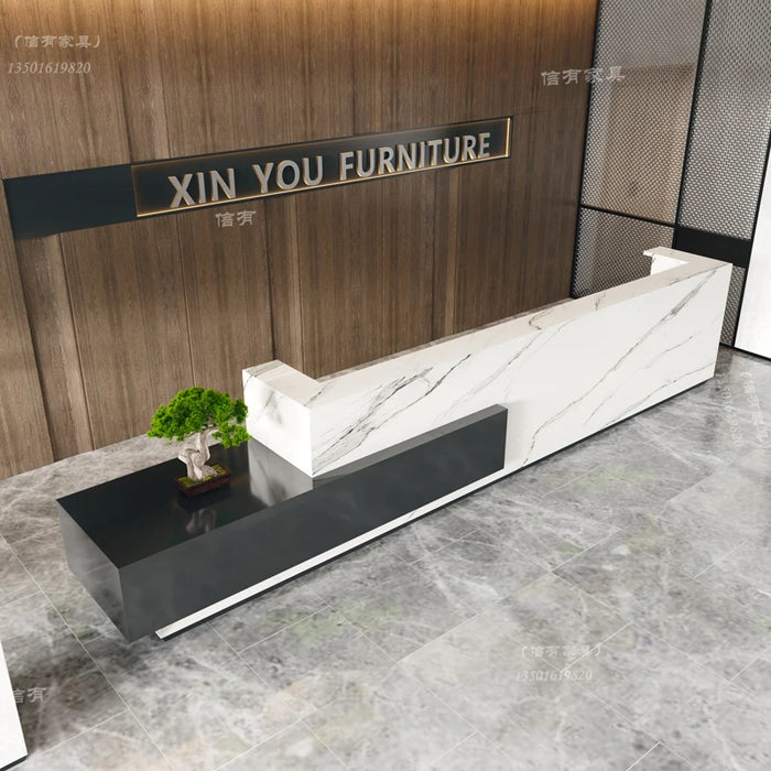 Clinic Modern Reception Desks Table Office Checkout Advisory Hotel Reception Desks Commercial Mesa Escritorio Modern Furniture